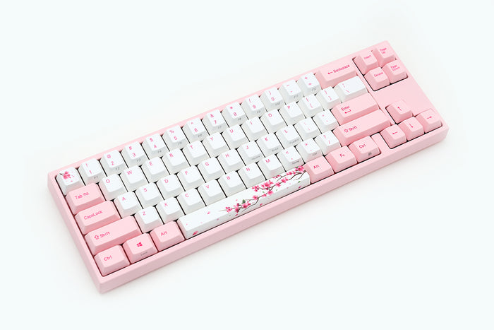 Ducky x Varmilo Miya Pro Sakura Pink LED 65% Dye Sub PBT Mechanical Ke