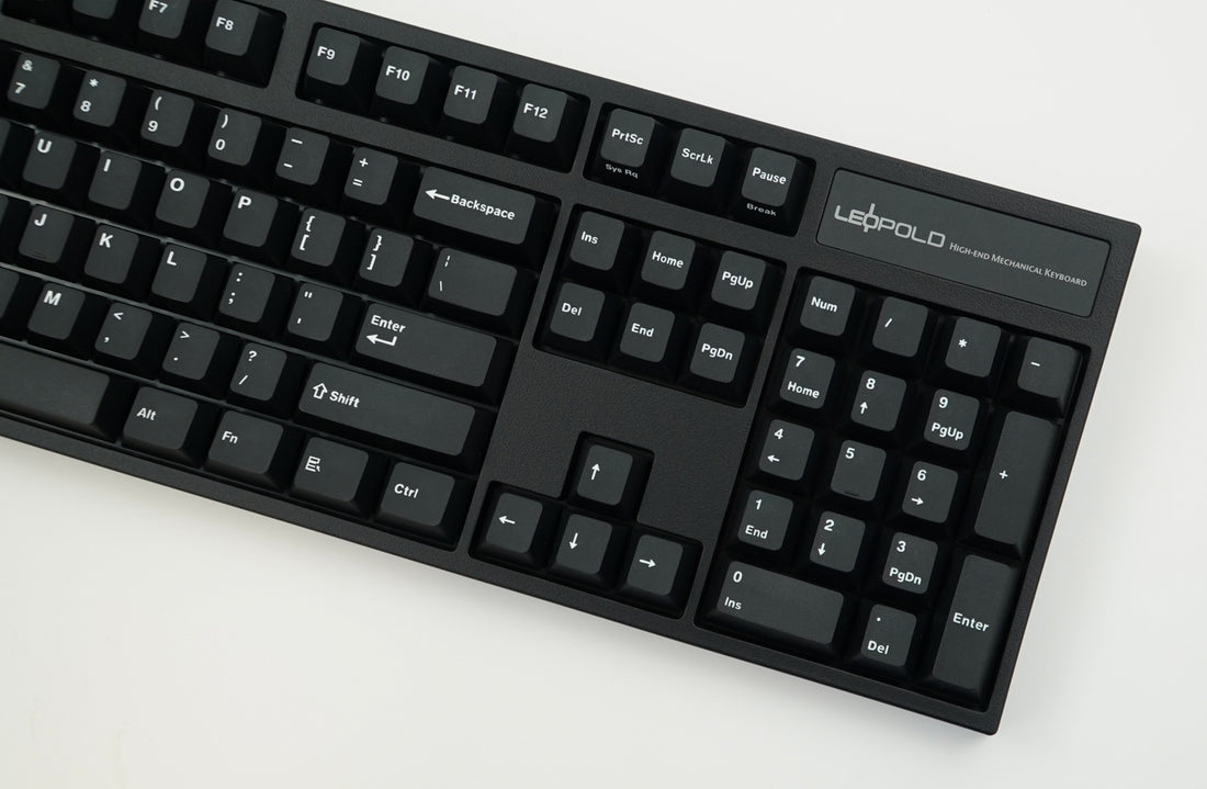 Leopold FC900R Black PD Double Shot PBT Mechanical Keyboard