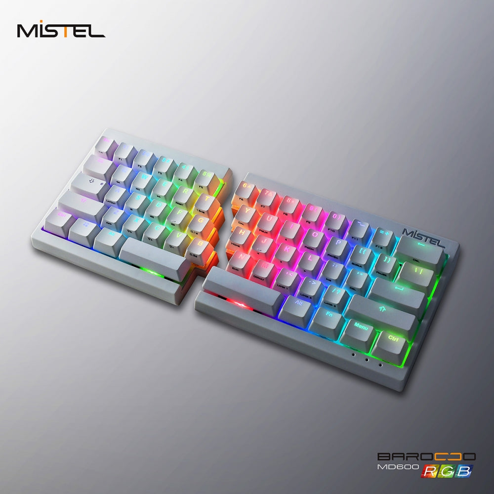 Mistel Barocco White RGB Mechanical Keyboard