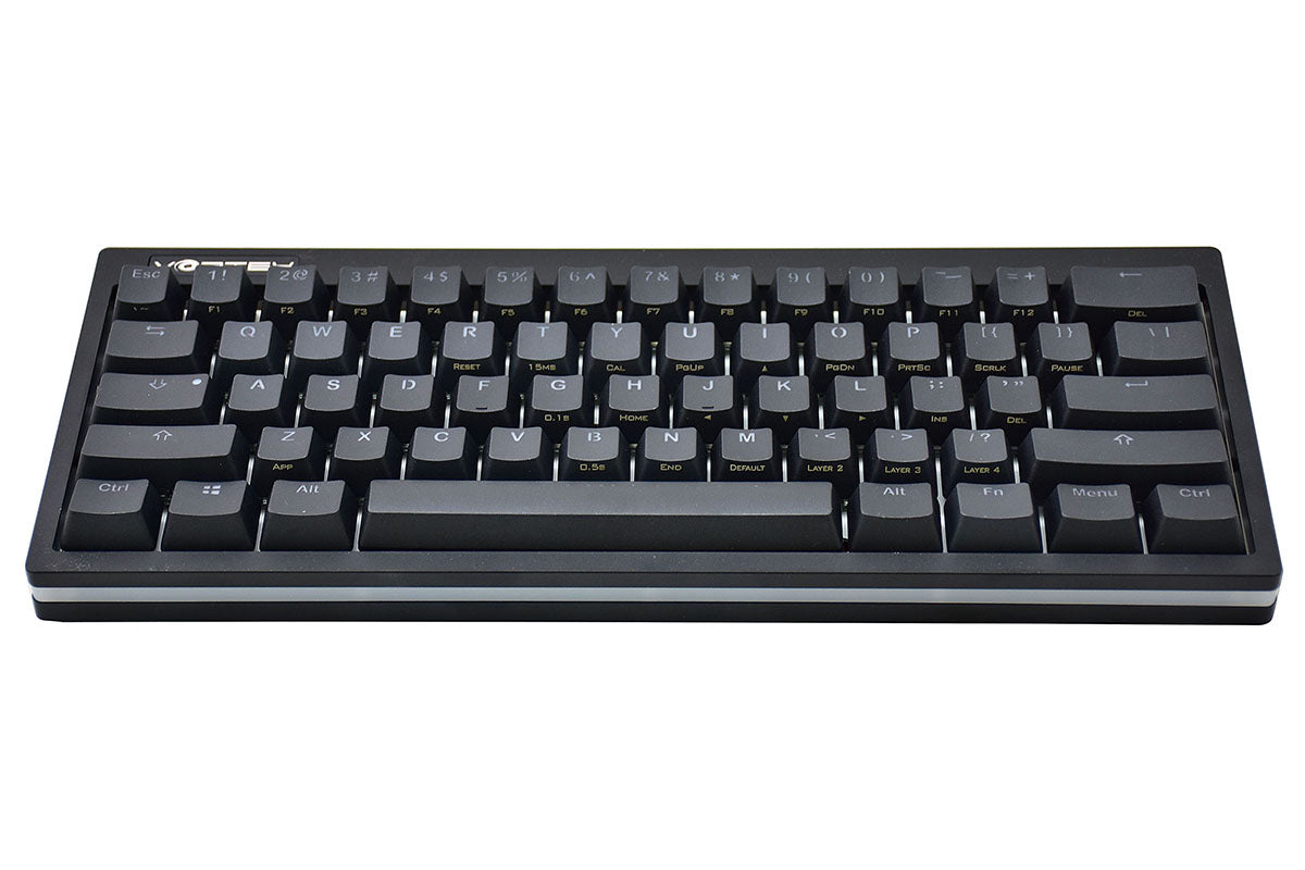 Vortex POK3R Black LE Frosted White Border Mechanical Keyboard