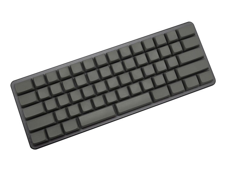 0.01 Z62 Dark Grey 60% White LED Blank PBT Mechanical Keyboard MKRNDO1MEE |0|