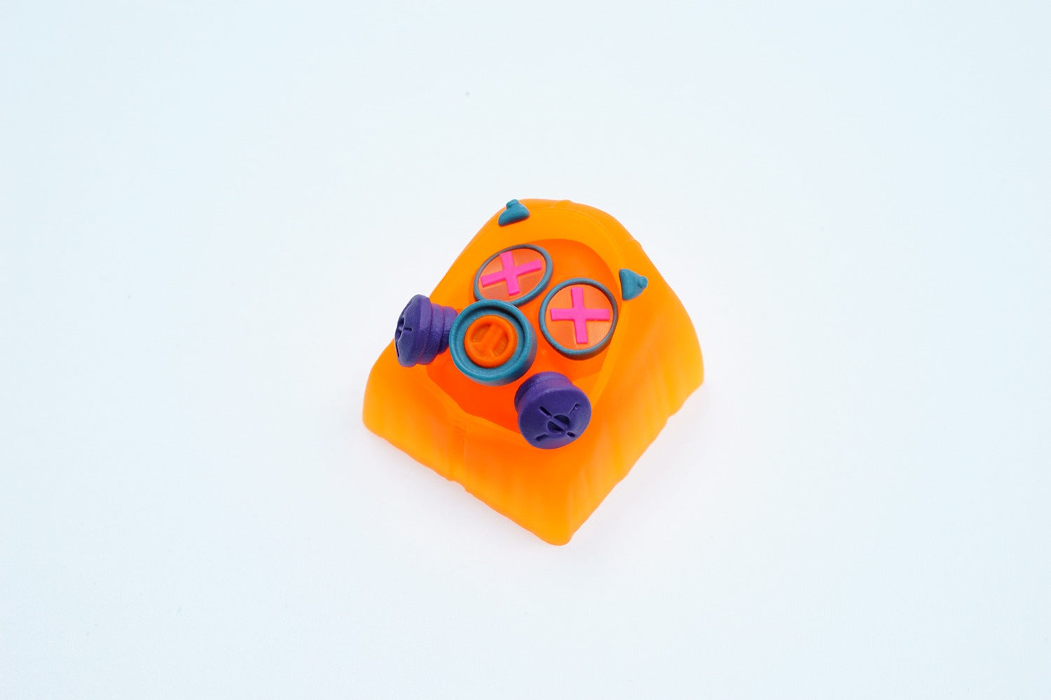 Hot Keys Project HKP Specter Crosseyes Neon Orange Artisan Keycap MKSSVW1IC8 |41739|