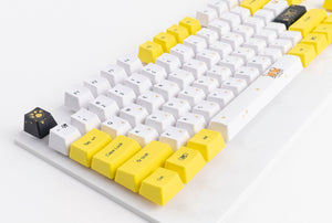 KBParadise 112-Key PBT Dye Sub Keycap set Yellow Puppy MKF7AP4H8K |33160|