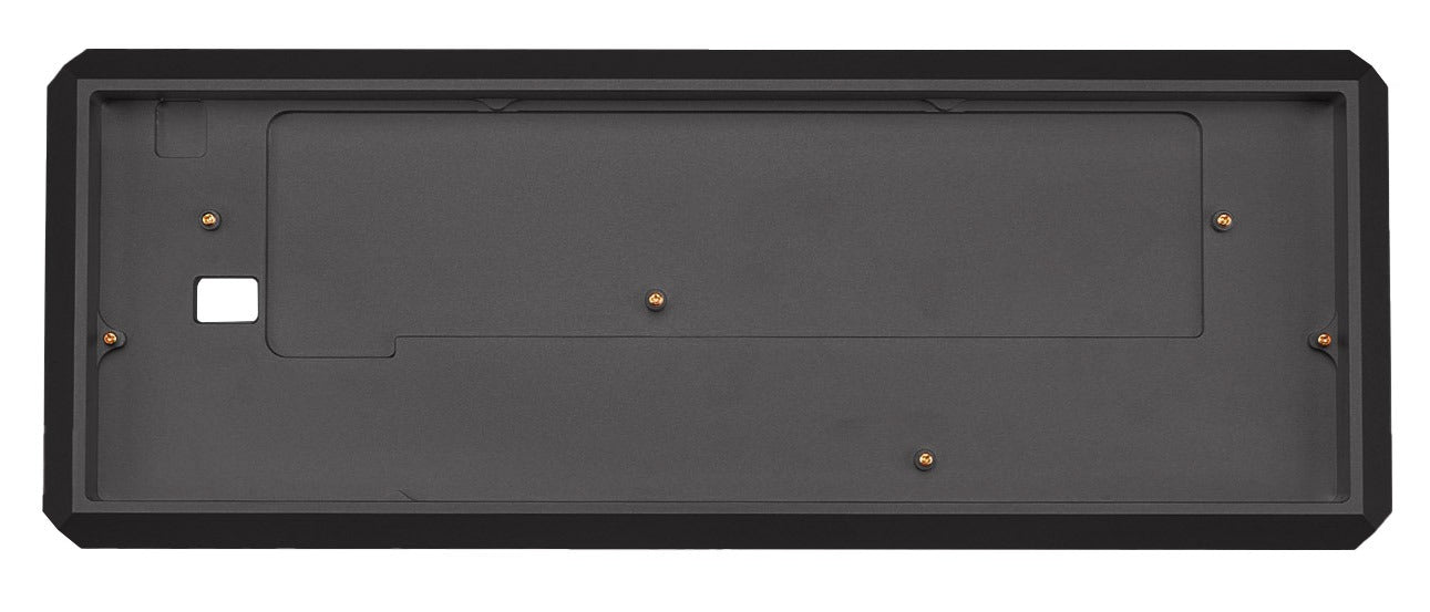 KBDFans 5° 60% Anodized Aluminum Case Black MKLGR96PBS |0|