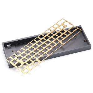 KBDFans DZ60 ANSI CNC Brass Plate- 2.25u Left Shift MKND1LBA1B |41954|