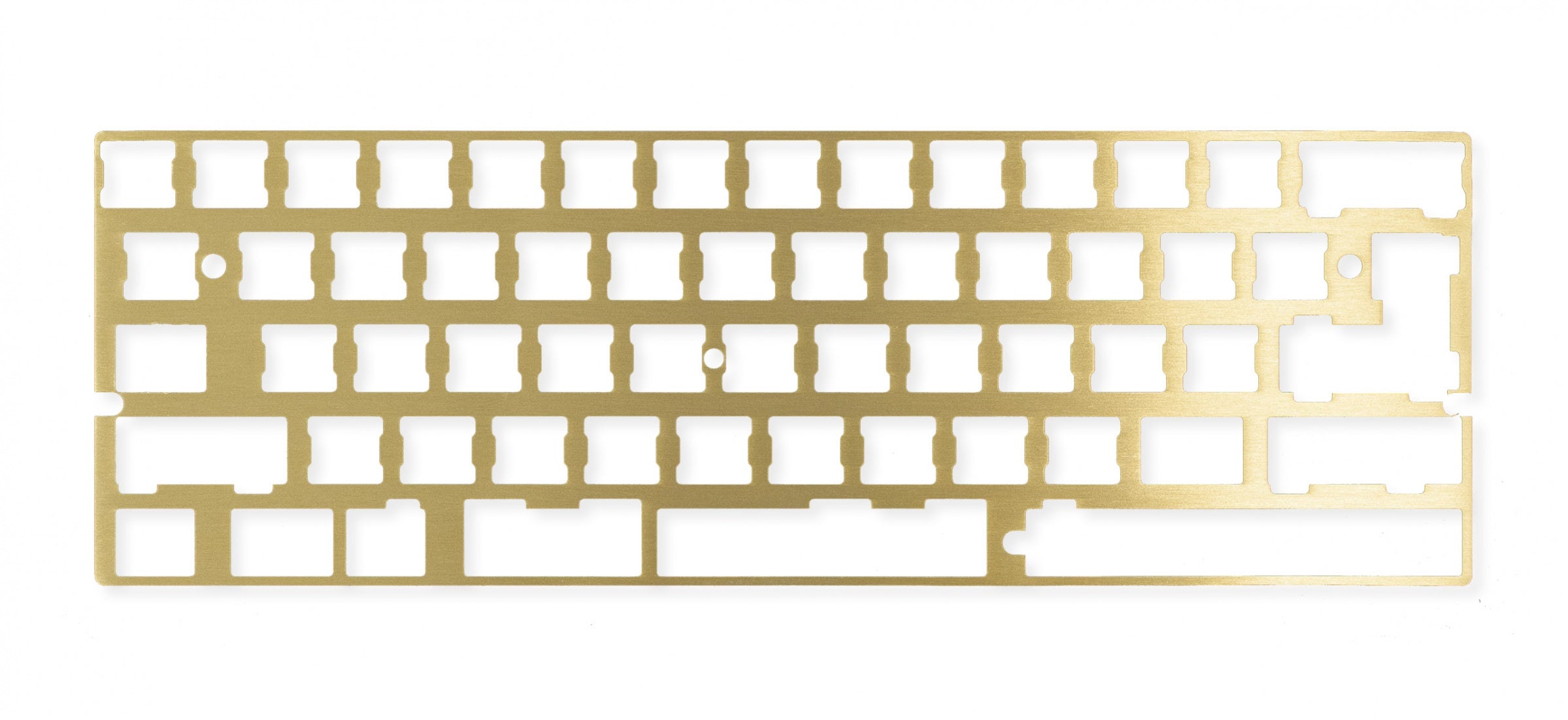 KBDFans DZ60 ANSI CNC Brass Plate- 2.25u Left Shift MKND1LBA1B |0|