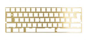 KBDFans DZ60 ANSI CNC Brass Plate- 2.25u Left Shift MKND1LBA1B |0|