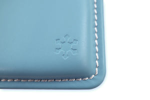 MK Snowflake Compact 60% Wrist Rest Blue Leather w/ White Stitching MKGQY8A29H |26954|