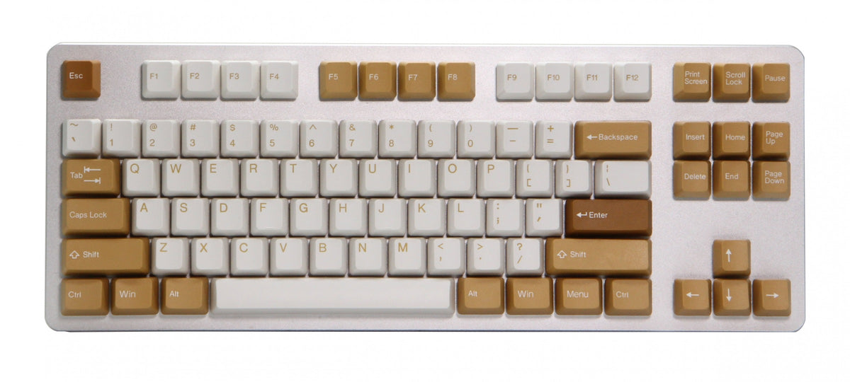 Camel Keys Tai-Hao Vintage Camel 129 Key OEM Profile Double Shot ABS Keycap Set