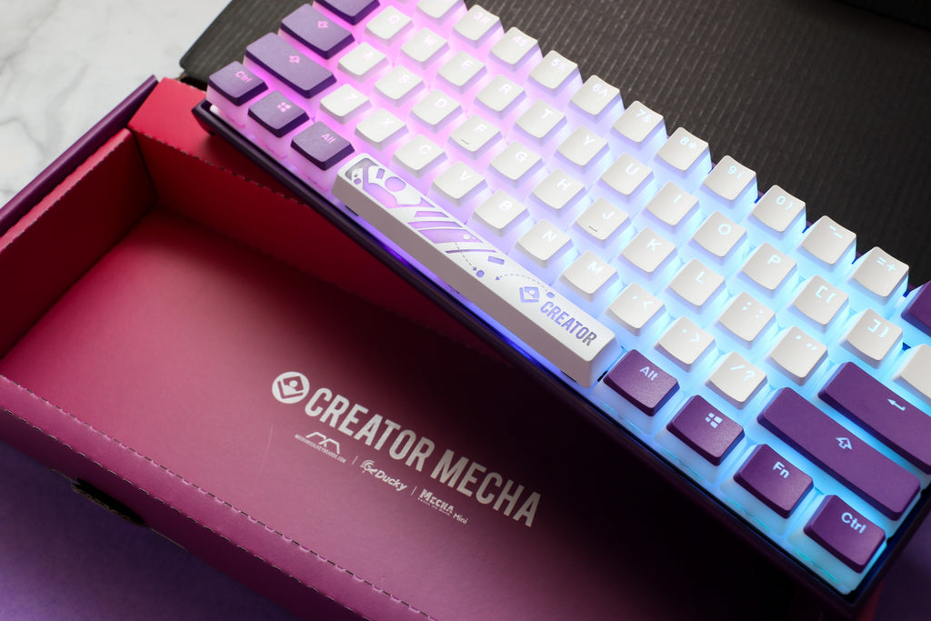 Ducky x MK Creator Mecha Mini RGB 60 Double Shot Pudding PBT Mechanic