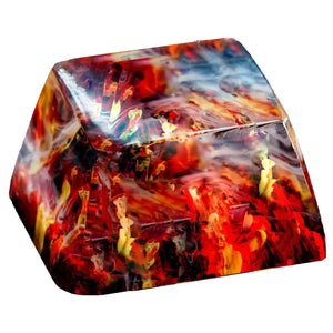 Resixteen Volcano Control Wood & Resin 1.25u SA Artisan Keycap MK4KHDWP8Z |0|