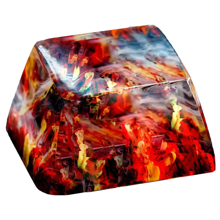 Resixteen Volcano Control Wood & Resin 1.25u SA Artisan Keycap MK4KHDWP8Z |0|