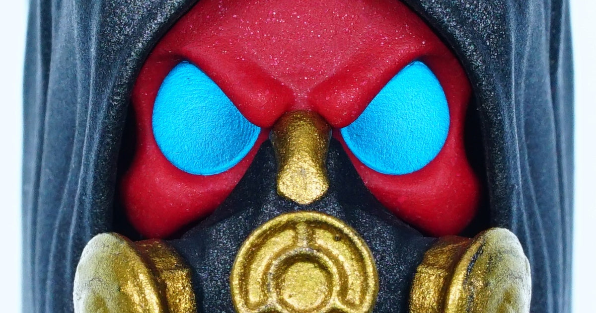 Hot Keys Project HKP Skull Face Dark Shadow Artisan Keycap