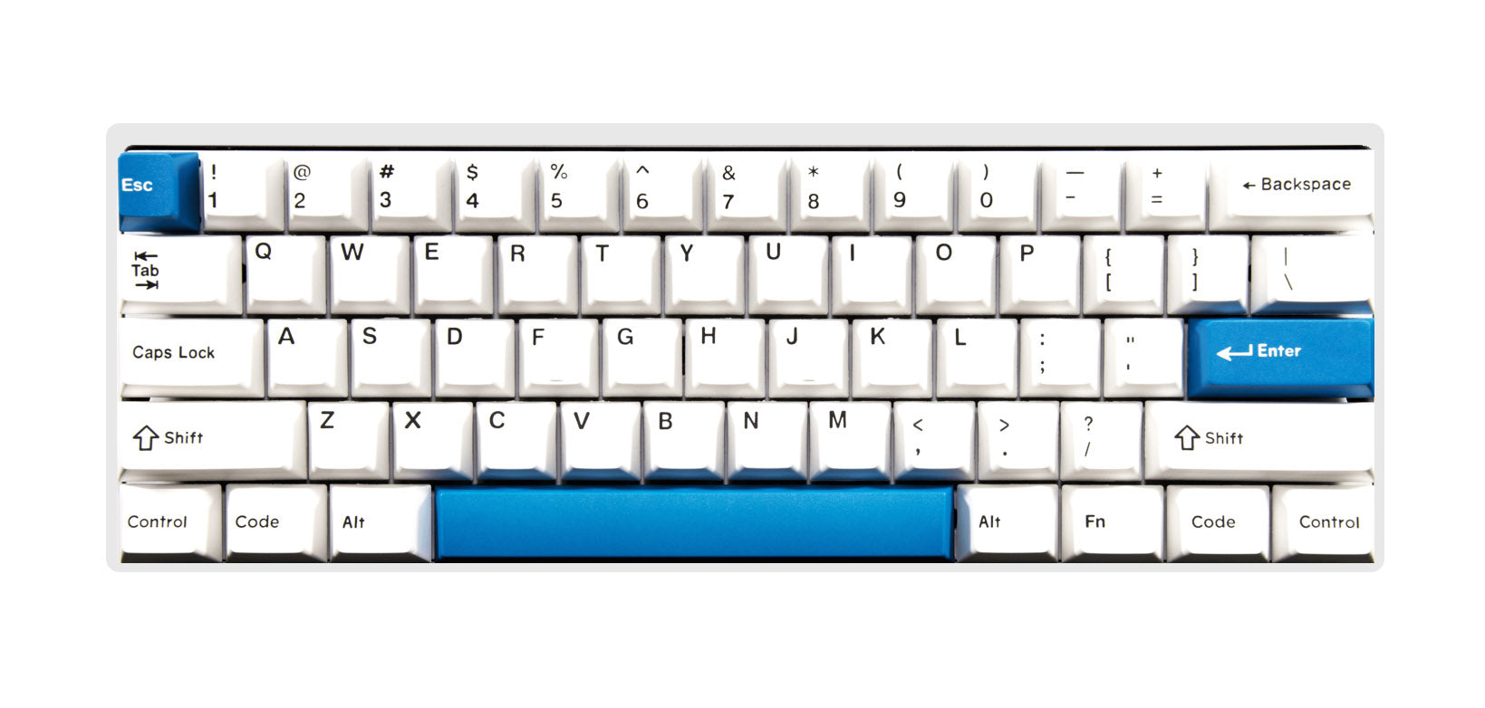 Vortex New POK3R White Aluminum Mechanical Keyboard