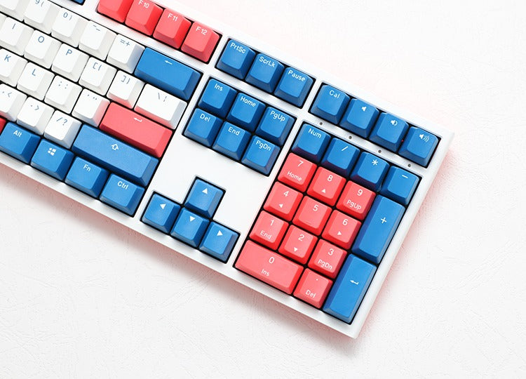 Ducky One 2 Bon Voyage White LED Double Shot PBT Mechanical Keyboard keyboard image