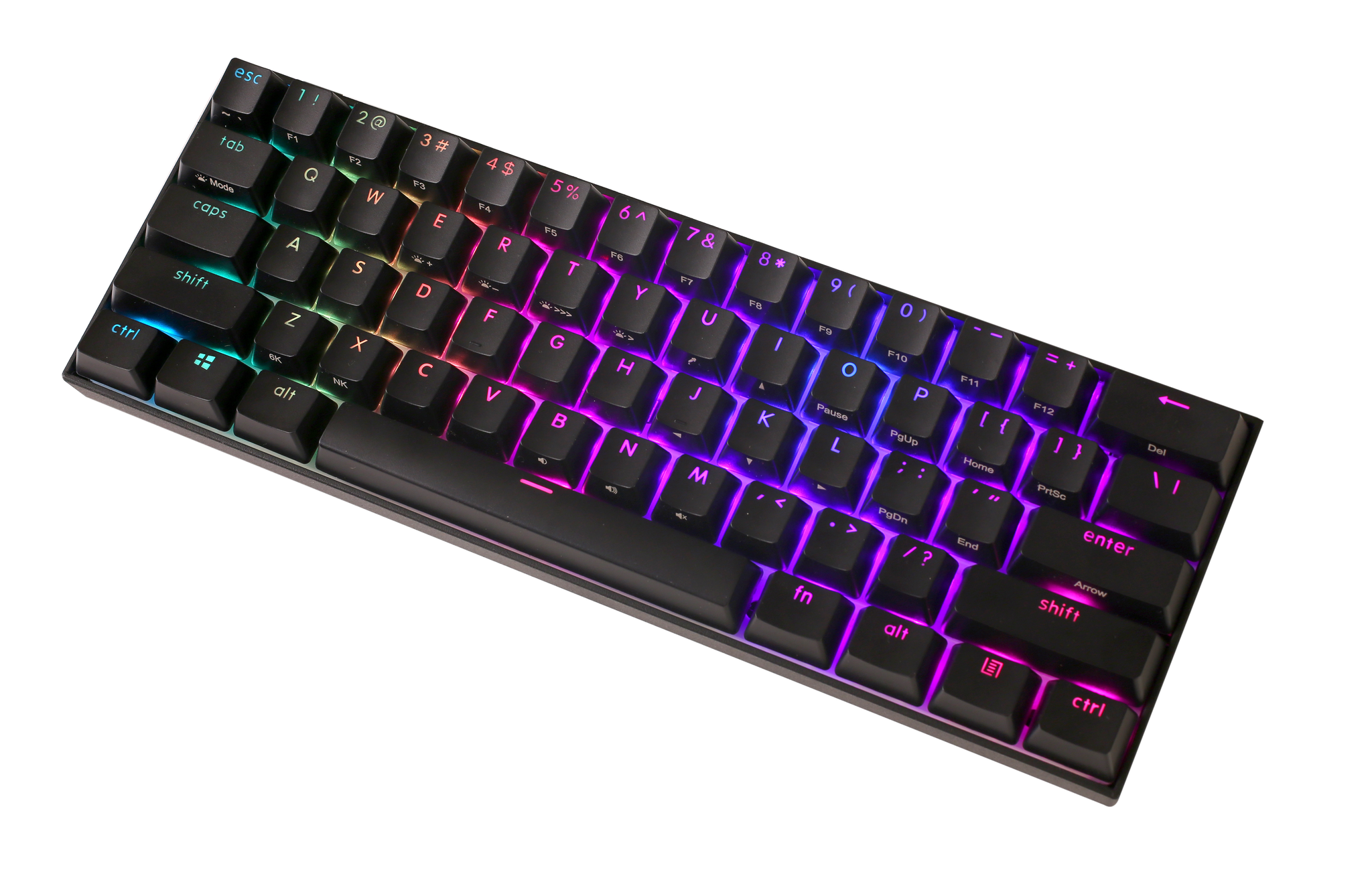 KBParadise V60 The 2 Black 60% Mechanical Keyboard