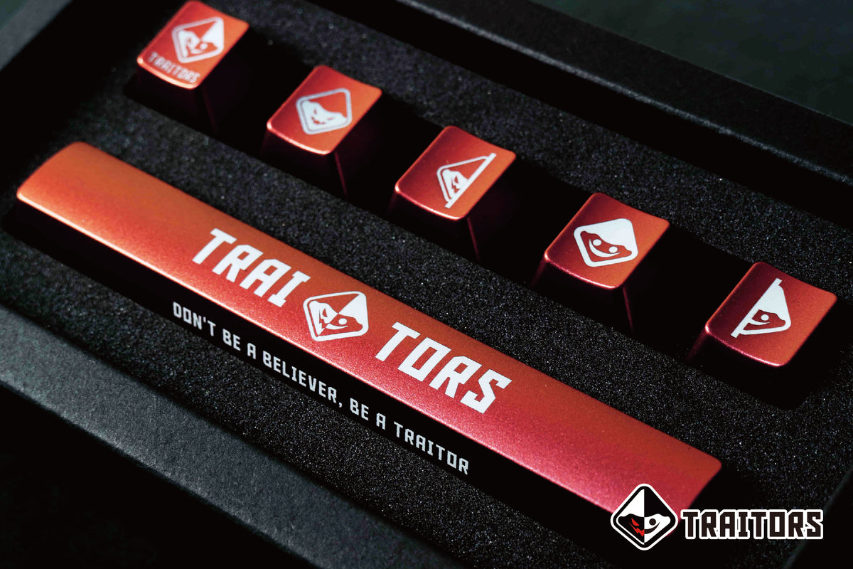 Traitors Classic Colorshifting Backlit 6 Key OEM Profile Laser Engrave