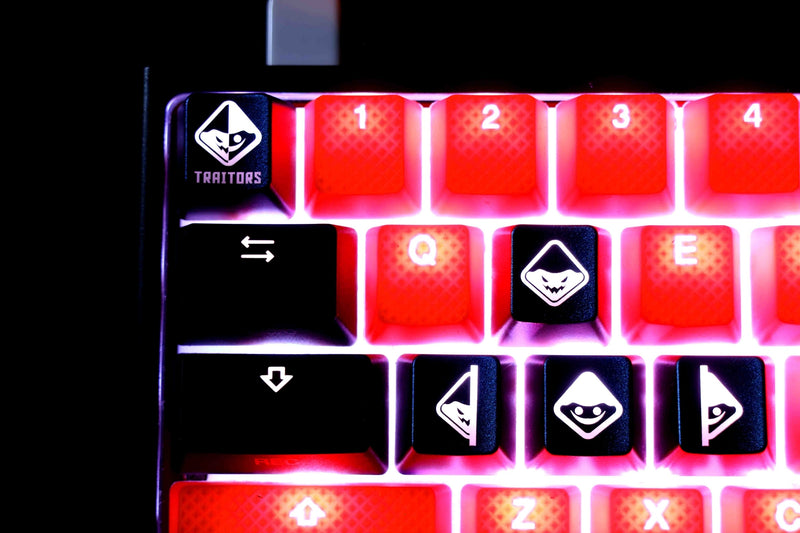 Traitors Classic Colorshifting Backlit 6 Key OEM Profile Laser Engrave