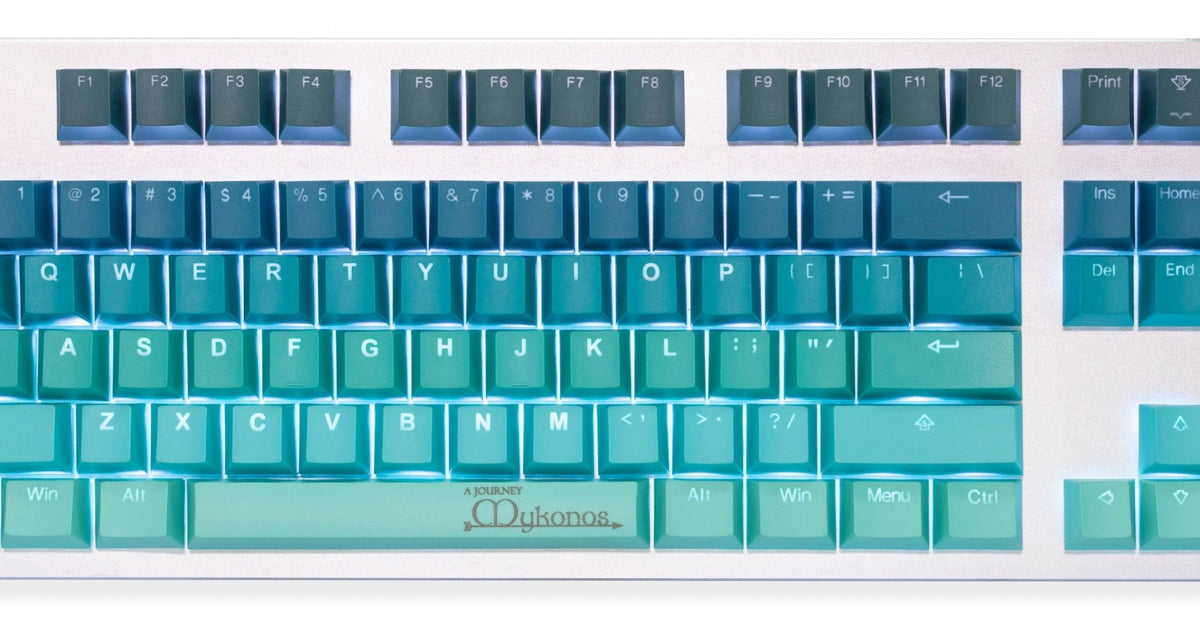 Tai-Hao Mykonos Backlit 150 Key Cubic Double Shot PBT Keycap Set