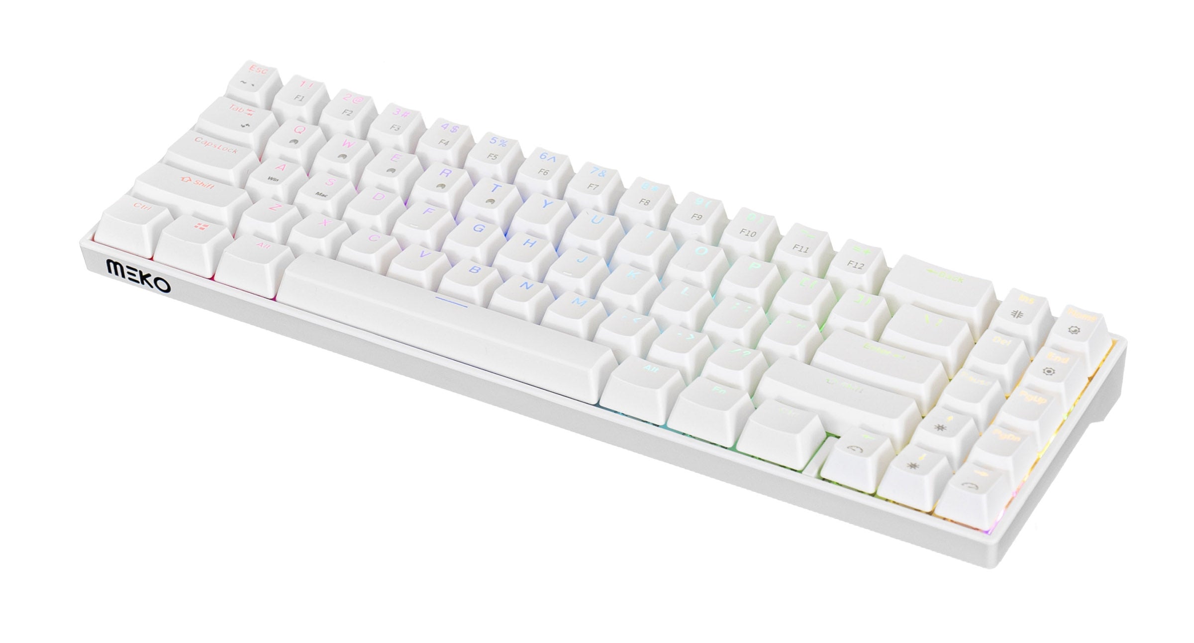 MEKO Push 65% Bluetooth Mechanical Keyboard - Hotswap RGB Barebones Kit