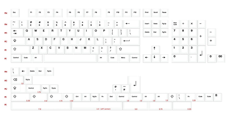 EnjoyPBT EPBT x GOK Black on White 146 Key Cherry Profile Dye Sub PBT Keycap Set MKKSS5B90R |27287|