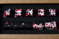 Traitors Sakura Kuro 6 Key OEM Profile Dye Sub Keycap Set