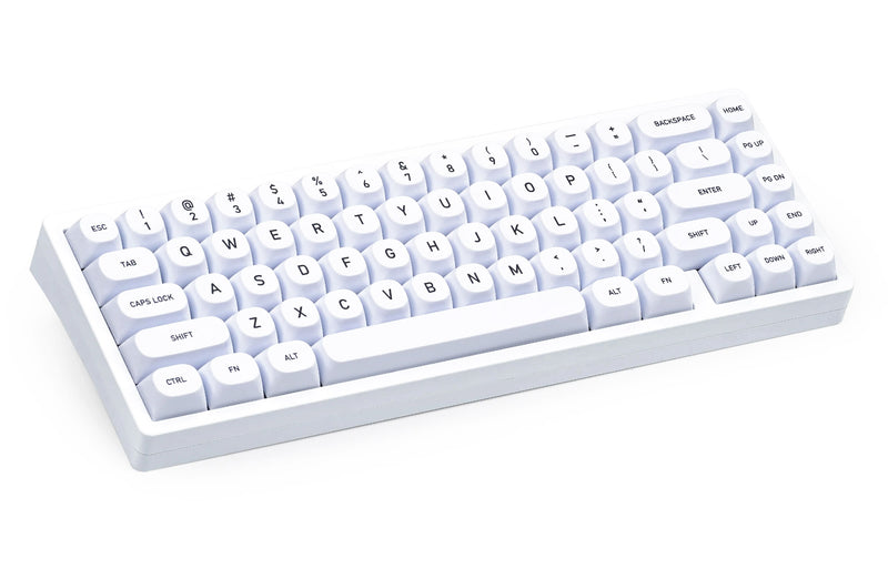 KBDFans MA White CAT 141 Key MA Profile Dye Sub PBT Keycap Set