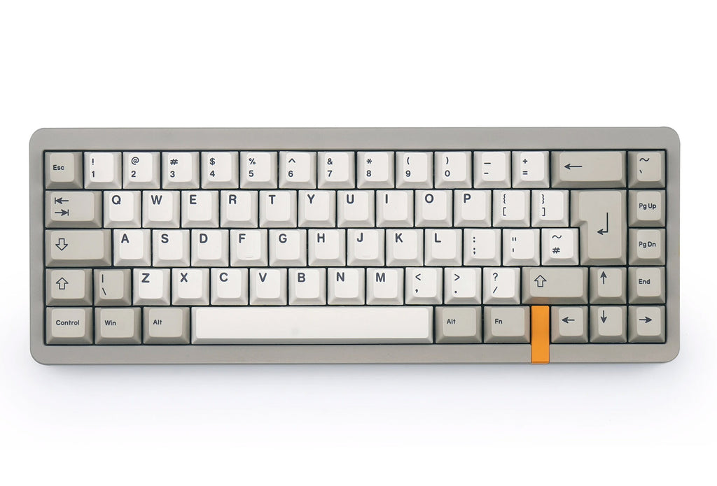 EnjoyPBT Beige 76 Key Cherry Profile Dye Sub PBT Keycap Set