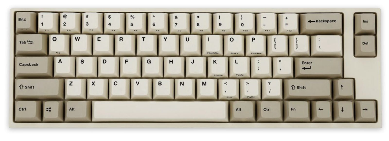 Leopold FC660MBT Two Tone White Mechanical Keyboard