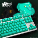 Tai-Hao Jelly Jade Haunted Translucent 152 Key Cubic Profile Double Shot ABS Keycap Set