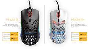 Glorious PC Model O Minus Glossy White Lightweight Gaming Mouse MKJRSNI0T6 |27503|