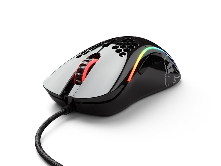 Glorious PC Model D Glossy Black Ergonomic Lightweight Gaming Mouse MK93788ZXA |27518|