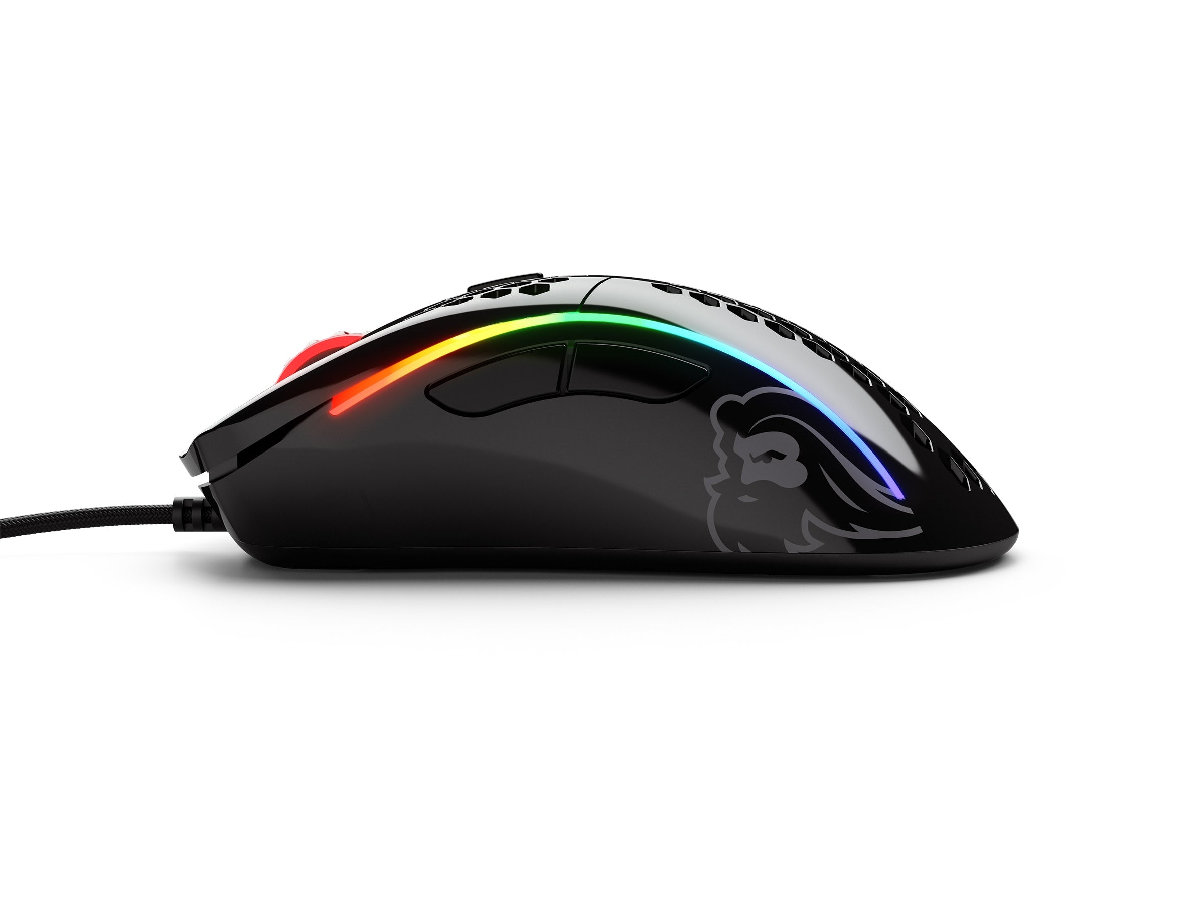 Glorious PC Model D Glossy Black Ergonomic Lightweight Gaming Mouse MK93788ZXA |27519|