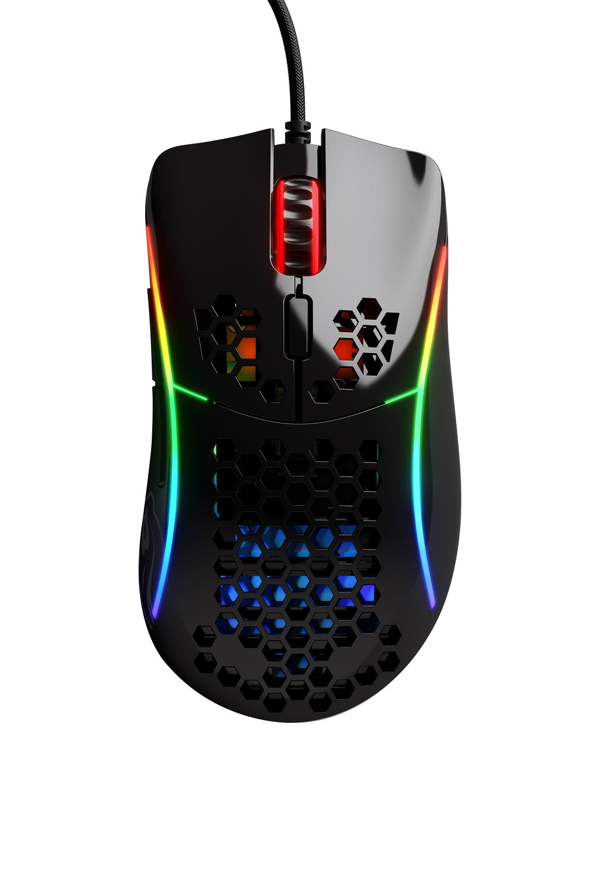 Glorious PC Model D Minus Glossy Black Ergonomic Lightweight Gaming Mouse MKLA1Y2HLB |0|