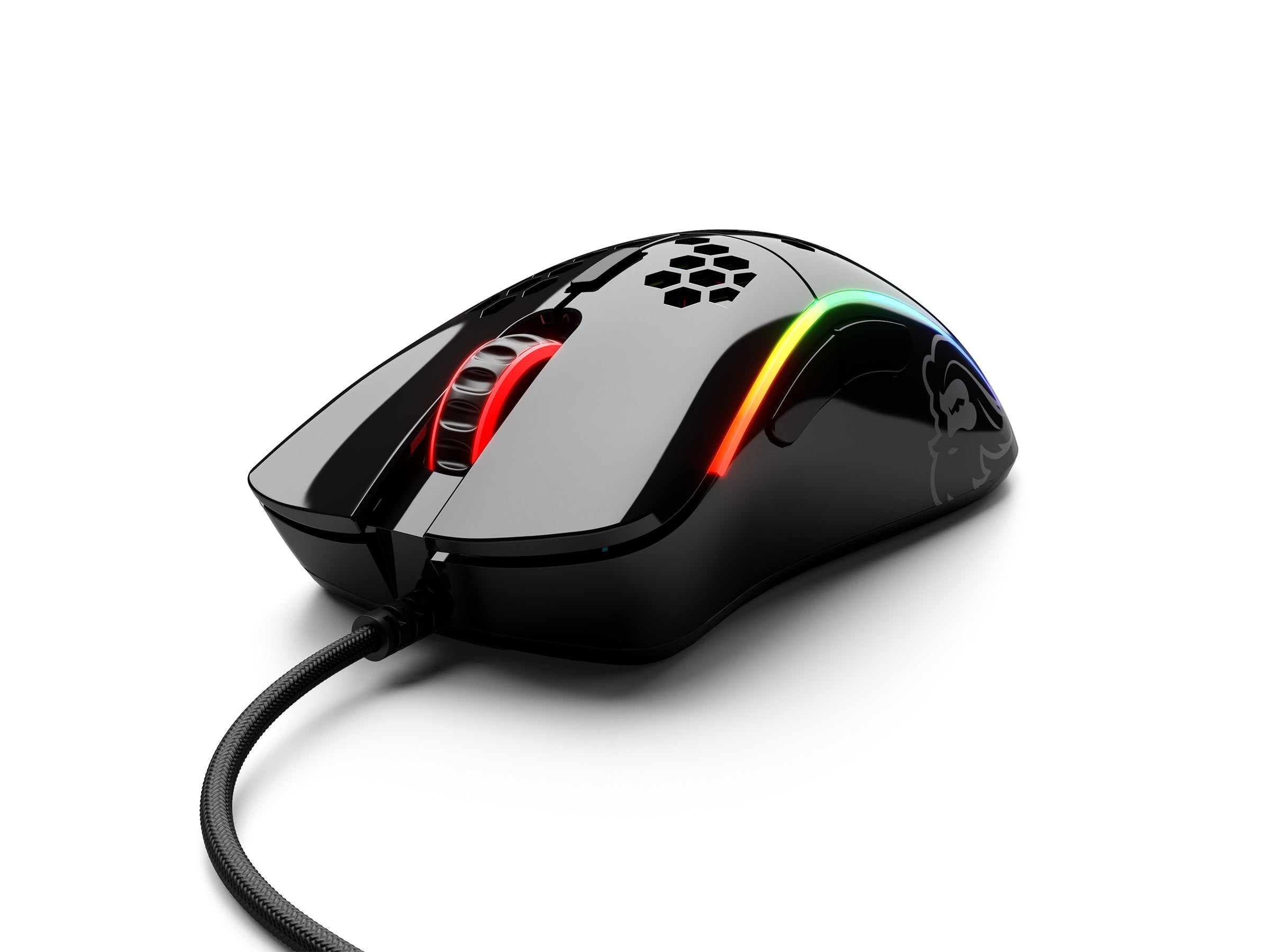 Glorious PC Model D Minus Glossy Black Ergonomic Lightweight Gaming Mouse MKLA1Y2HLB |27539|