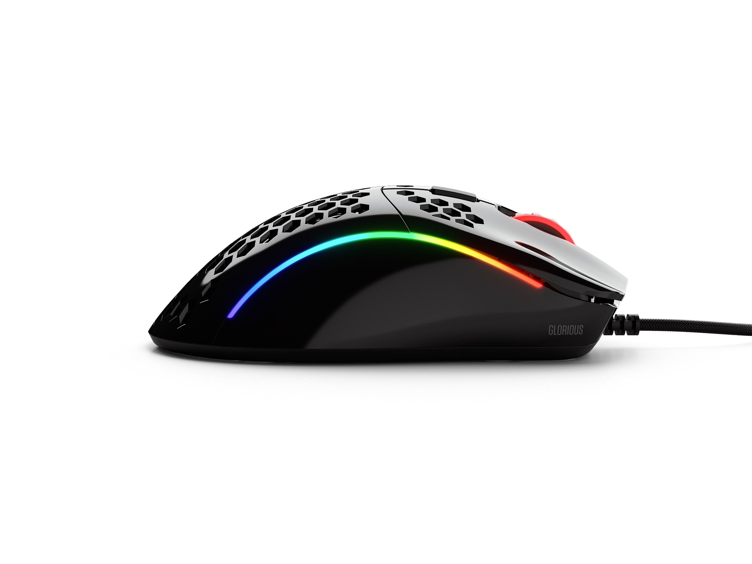 Glorious PC Model D Minus Glossy Black Ergonomic Lightweight Gaming Mouse MKLA1Y2HLB |27541|