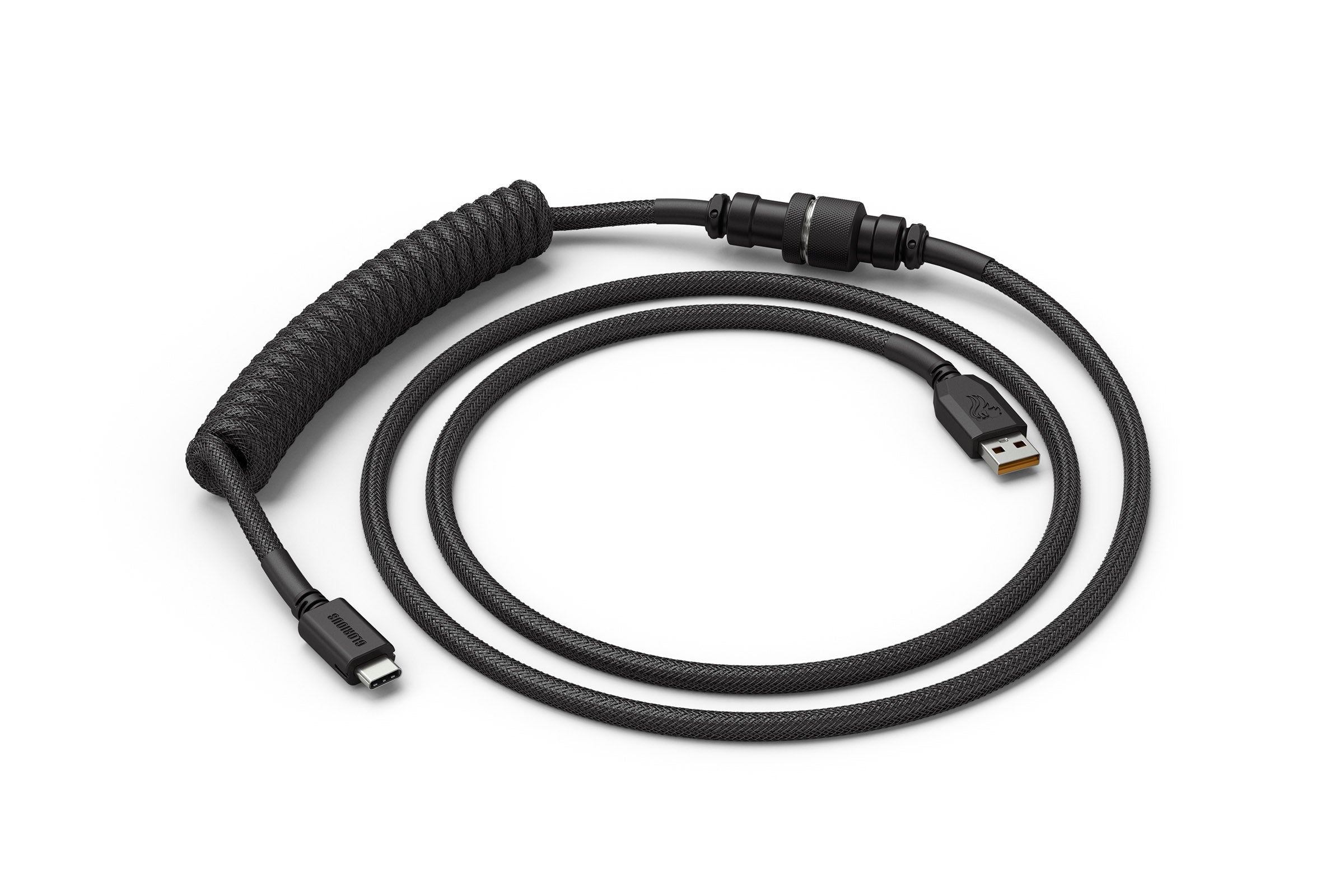 Glorious PC Coiled Keyboard Cable Black MKS9X20AL8 |27571|