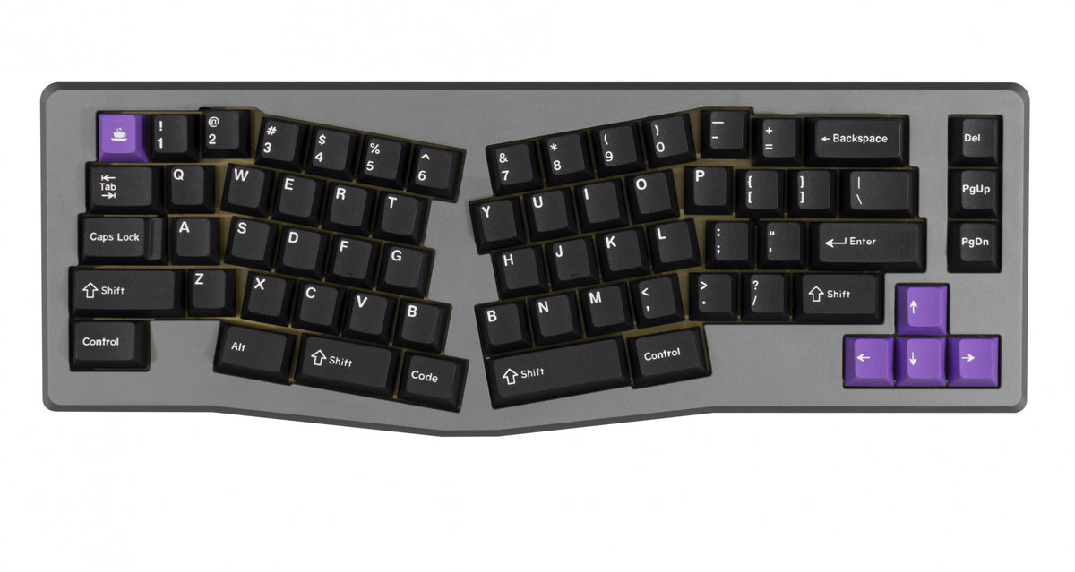 VMK White on Black 171 Key Cherry Profile Double Shot PBT Keycap Set