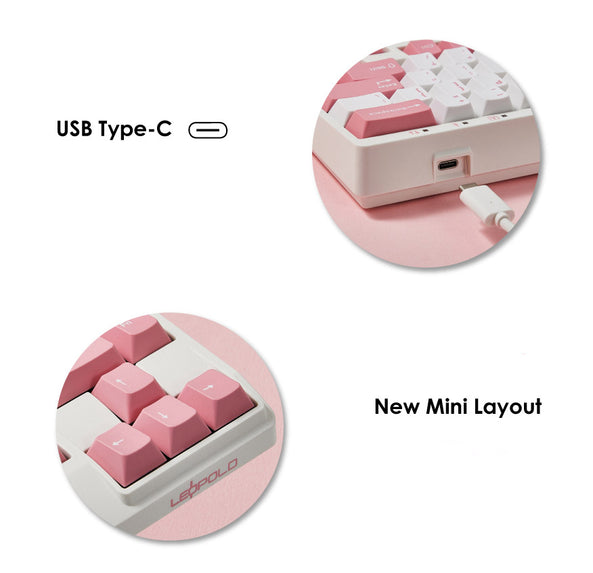 Leopold FC650MDS White/Pink PD MKPXD67Z50 |29058|