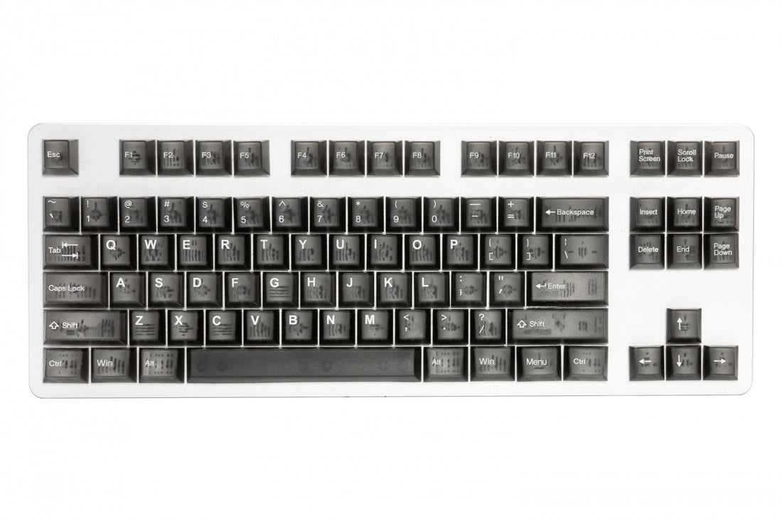 Tai-Hao Smokey Quartz Translucent 152 Keys Cubic Double Shot ABS Keyca