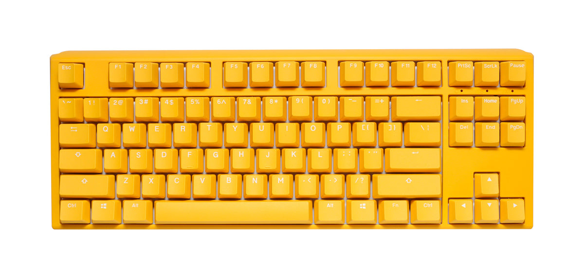 Ducky Yellow One 3 TKL Hotswap RGB Double Shot PBT QUACK Mechanical Ke