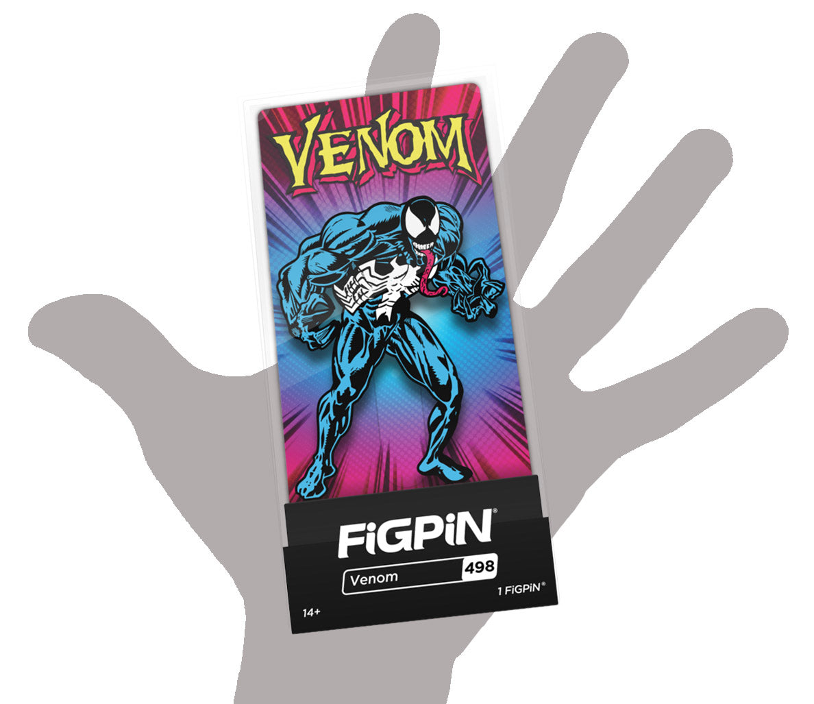 FiGPiN Venom (498) Collectable Enamel Pin MKONO1D93D |27862|