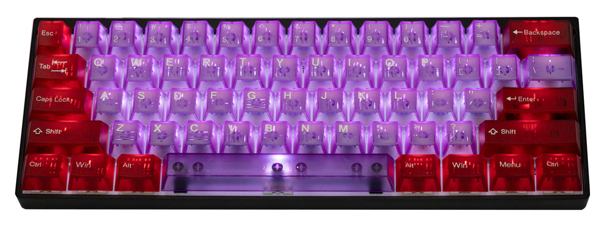 Translucent Purple Keycaps Keycaps