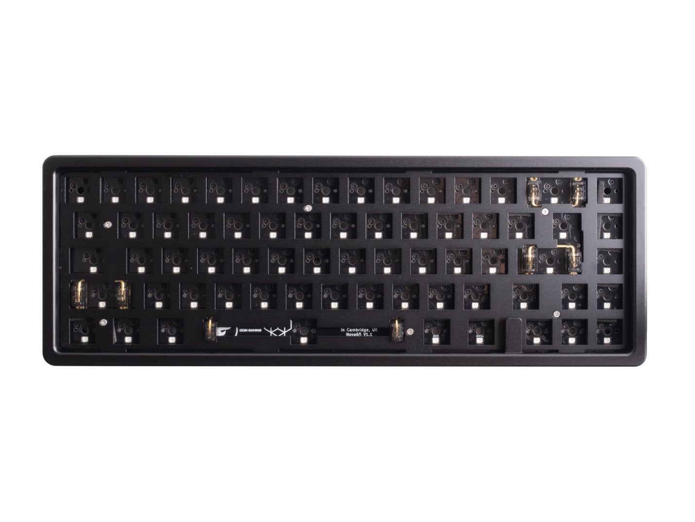 Odin Gaming Nova 65 Black Aluminum Barebones Mechanical Keyboard