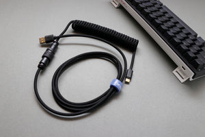 Ducky Phantom Black Premicord Custom USB Cable MK94MKZ1MK |0|