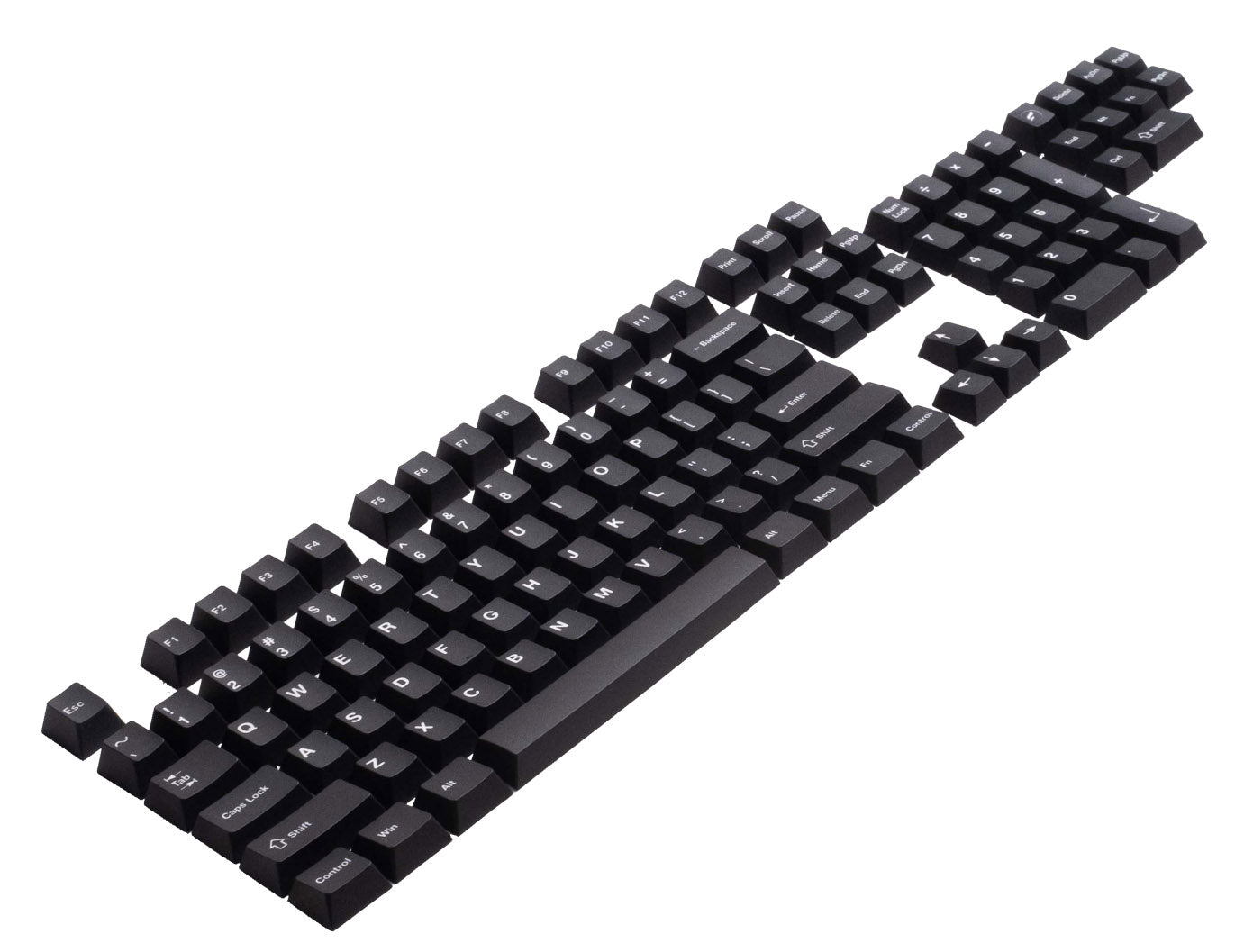 Odin Gaming Nova Black Keycap Set Dye Sub PBT 115 Keys MKKNNBBD47 |28122|