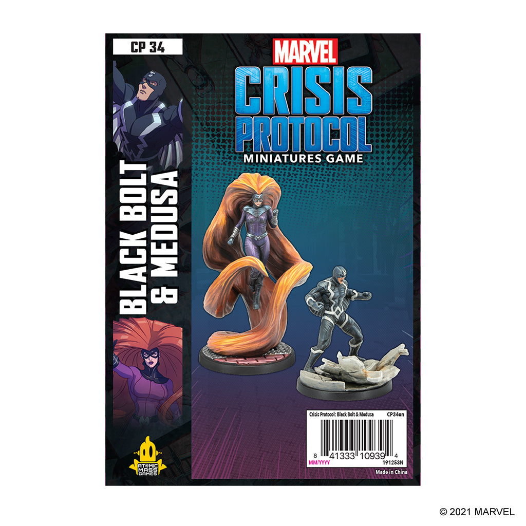 Marvel CP: Black Bolt and Medusa MK50FFM6N2 |43064|