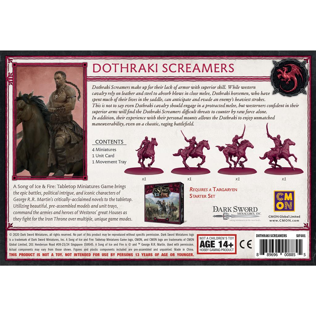 SIF: Targaryen Dothraki Screamers MKWC4QSFEN |44062|