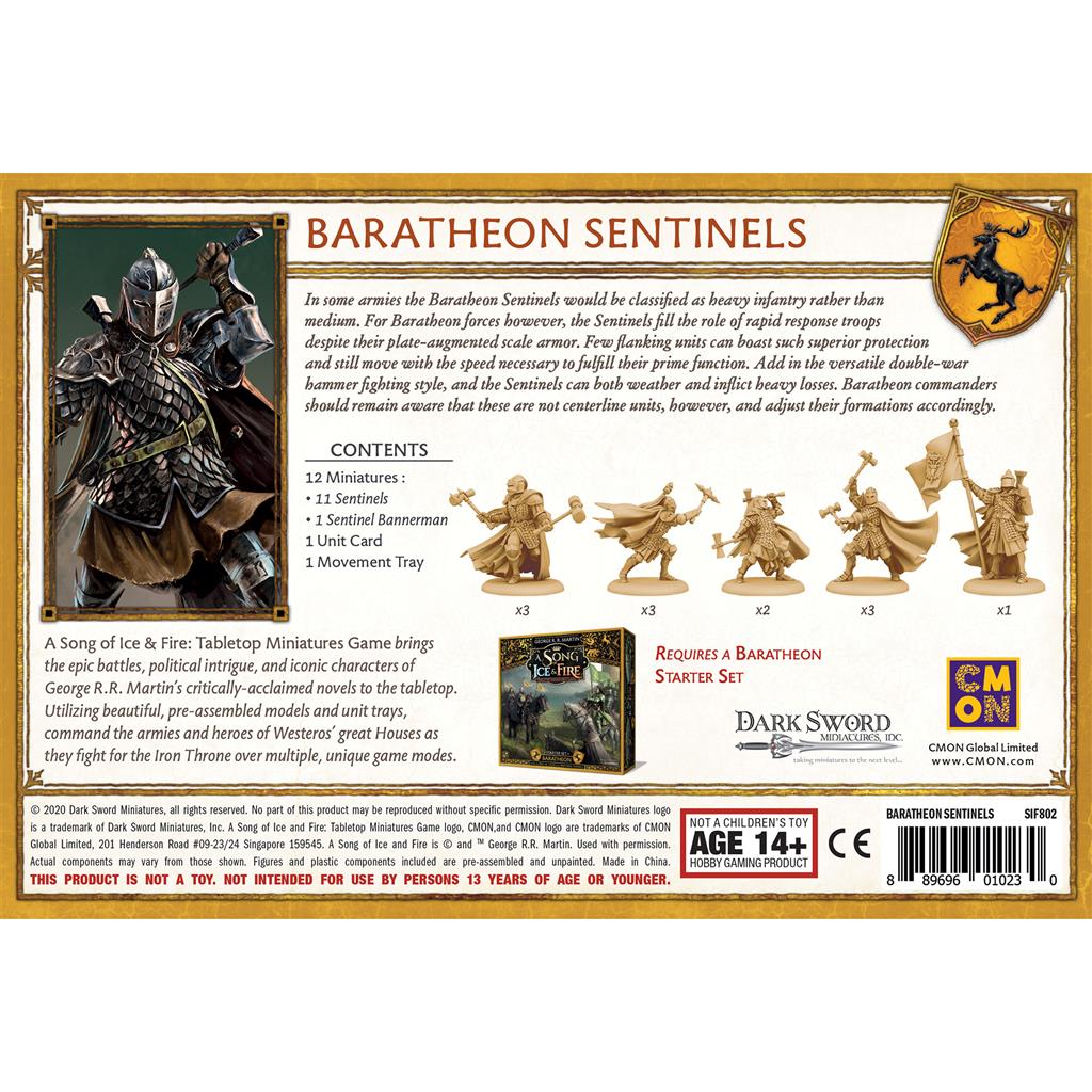 SIF: Baratheon Sentinels MK9ZDSAOT3 |44103|