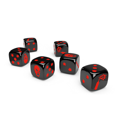 Zombicide: Black and White Dice Pack MK1N91XFT7 |44180|